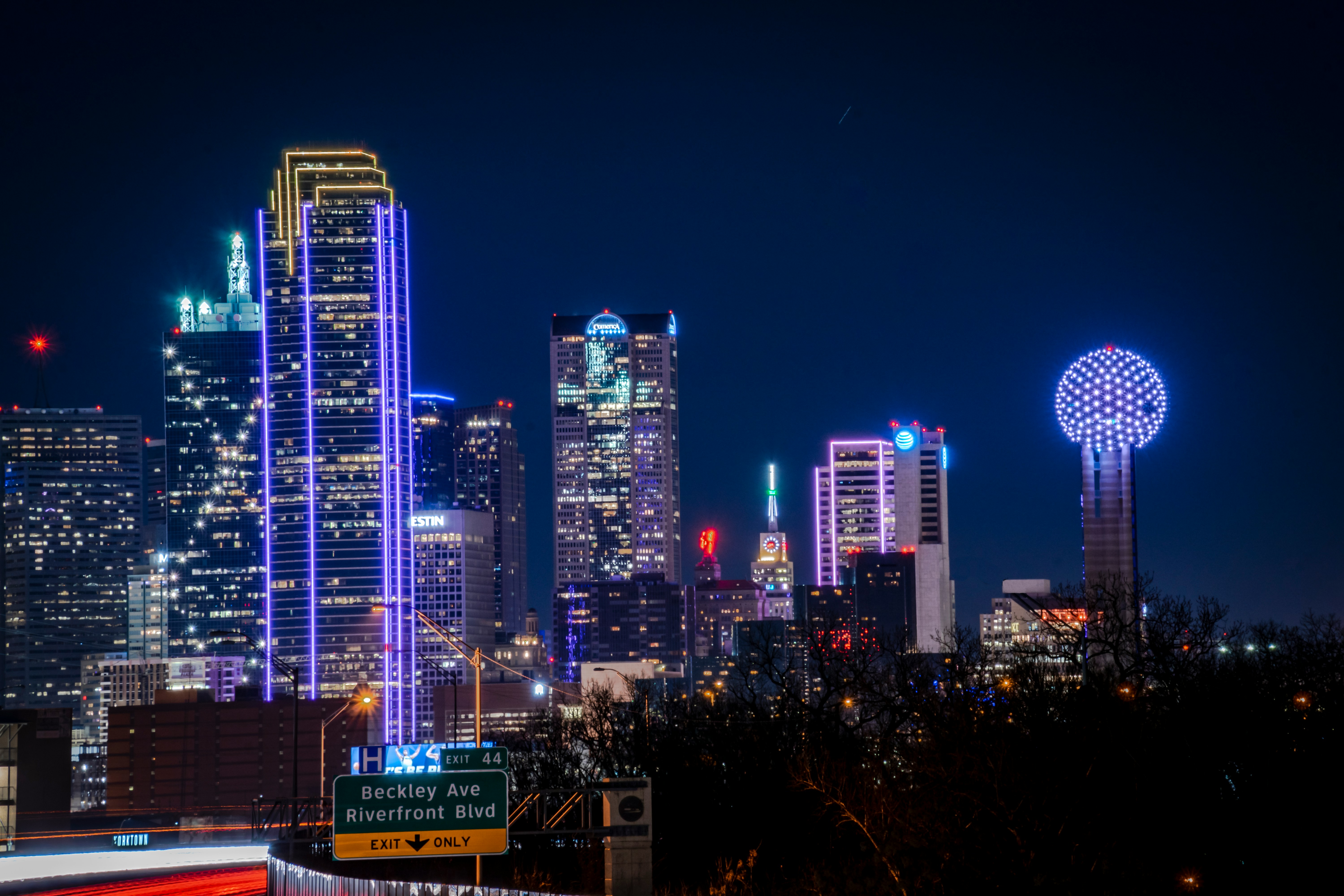 Dallas Night Skyline
